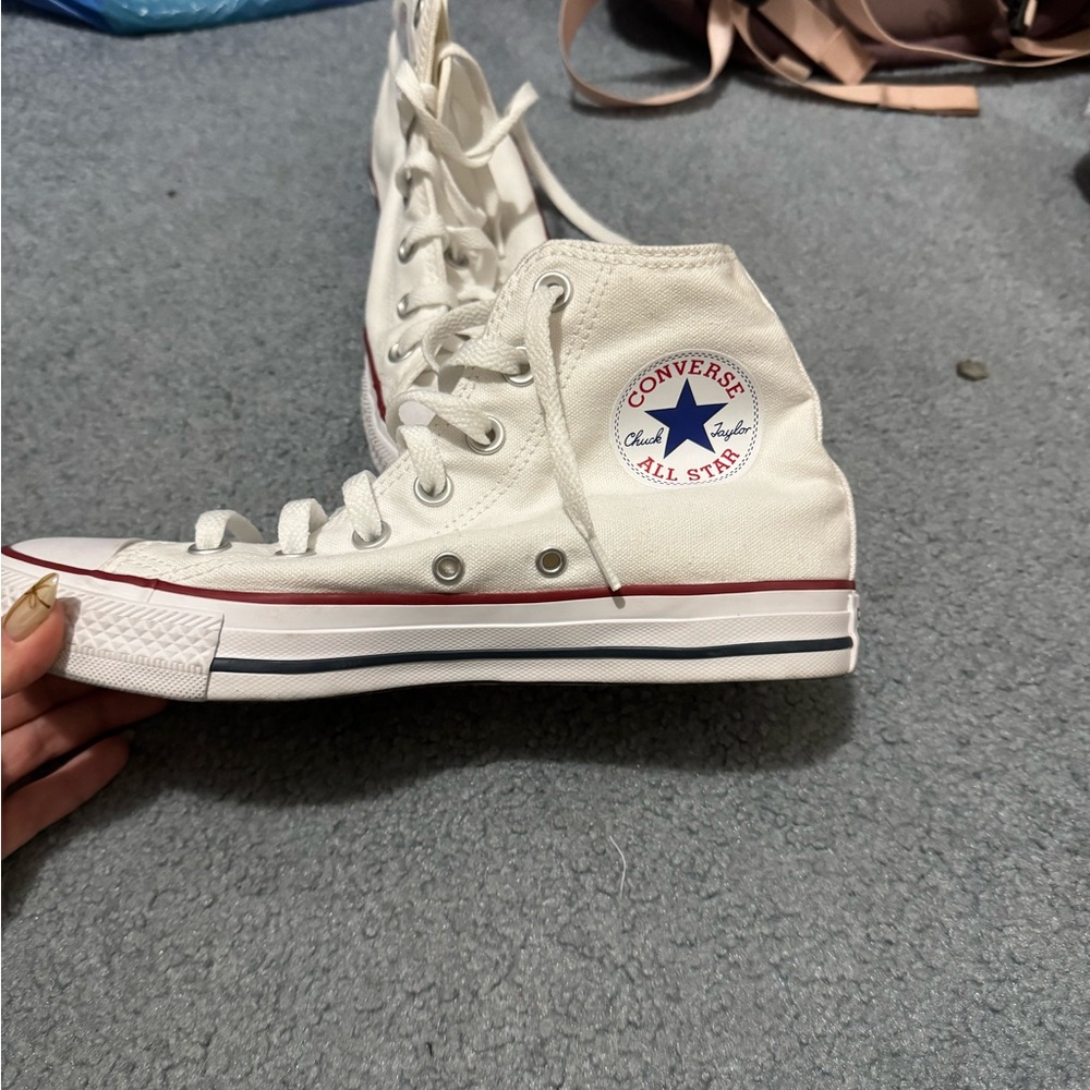 Converse white high top All Stars